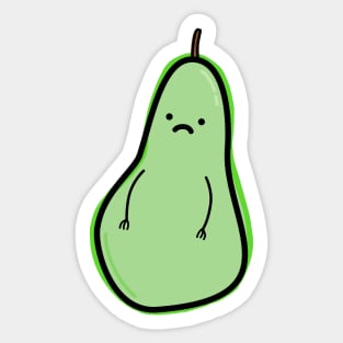 Sad Pear (the Fruit Salad Collection) Sticker
